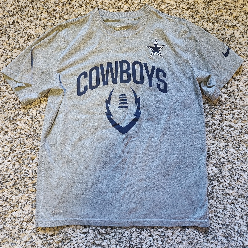 Nike Kids Gray Drifit Cowboys T-Shirt